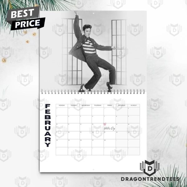 Elvis Presley The Legend 2025 Calendar