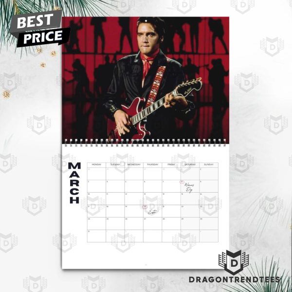 Elvis Presley The Legend 2025 Calendar