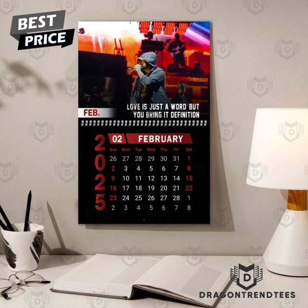 Eminem The Death Of Slim Shady 2025 Calendar