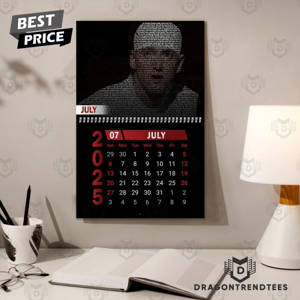 Eminem The Death Of Slim Shady 2025 Calendar