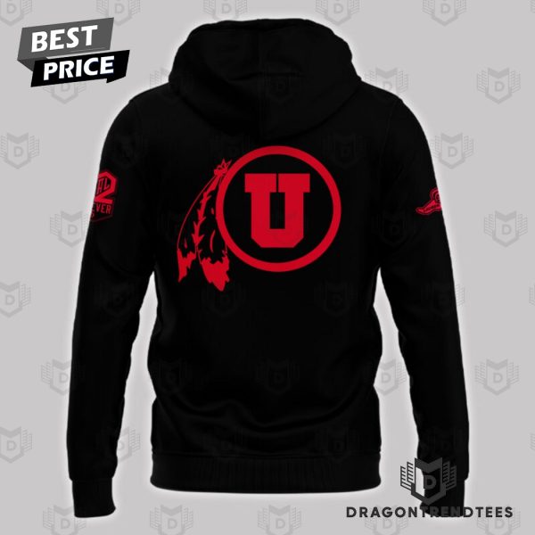 Family Forever Utah Utes Football Hoodie – Black