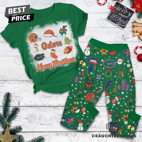 Florida Gators Merry Christmas Ho Ho Ho Pajamas Set