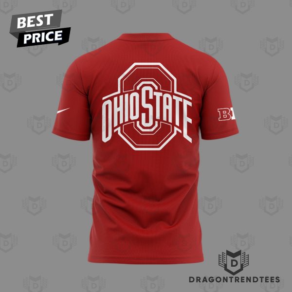 Follow Jesus Ohio State Buckeyes 3D T-Shirt – Red