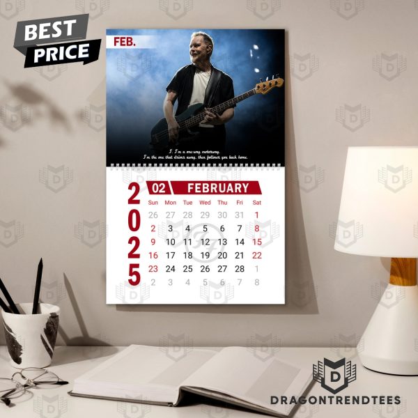 Foo Fighters Happy 2025 Calendar