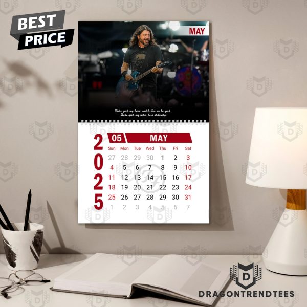 Foo Fighters Happy 2025 Calendar