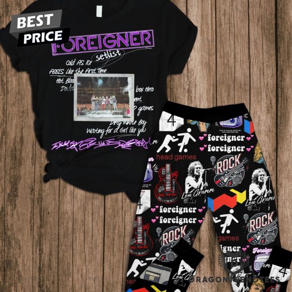 Foreigner Lou Gramm Pajamas Set