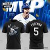 2024 World Series Champions Los Angeles Dodgers Players Signature 3D T-Shirt