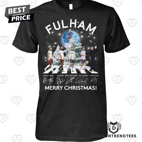 Fulham Football Club Merry Christmas Signature Unisex T-Shirt