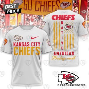 Kansas City Chiefs Native American HeritageMonth 3D T-Shirt