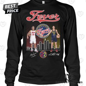 Indiana Fever Stephanie White x Caitlin Clark Signature Unisex T-Shirt