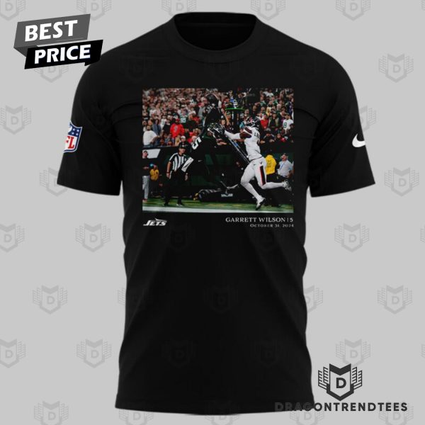 Garrett Wilson Black New York Jets Flash Features Week 3D T-Shirt