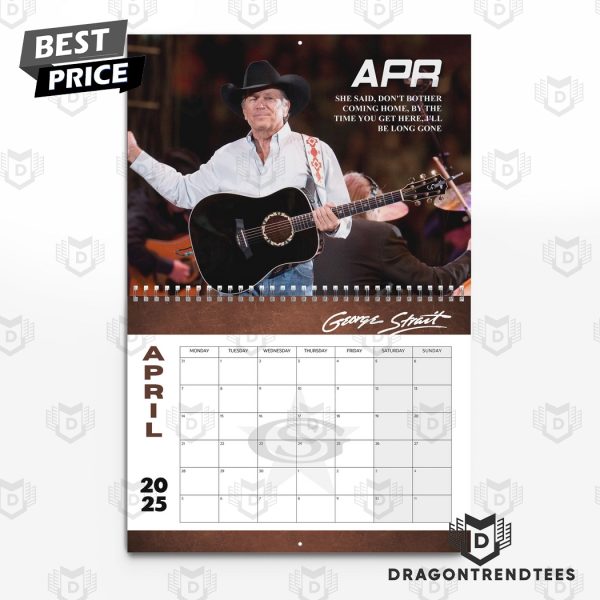 George Strait Siganture 2025 Calendar