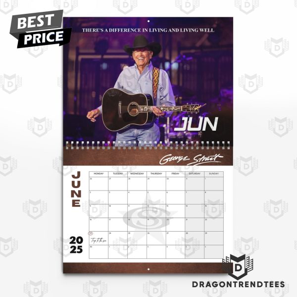 George Strait Siganture 2025 Calendar