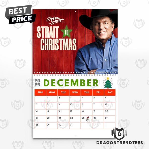 George Strait Signature 2025 Calendar