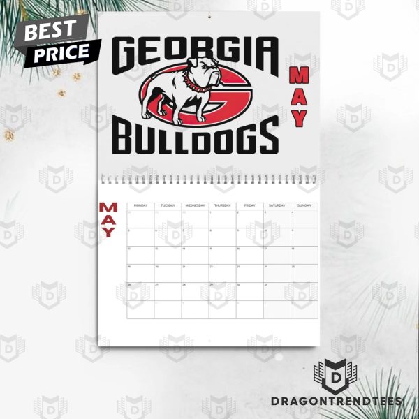 Georgia Bulldogs 2025 Calendar