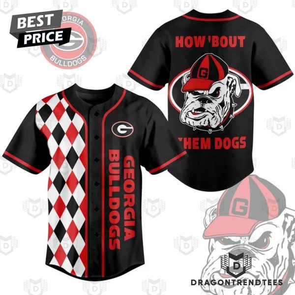 Georgia Bulldogs – How About Them Dogs Baseball Jersey