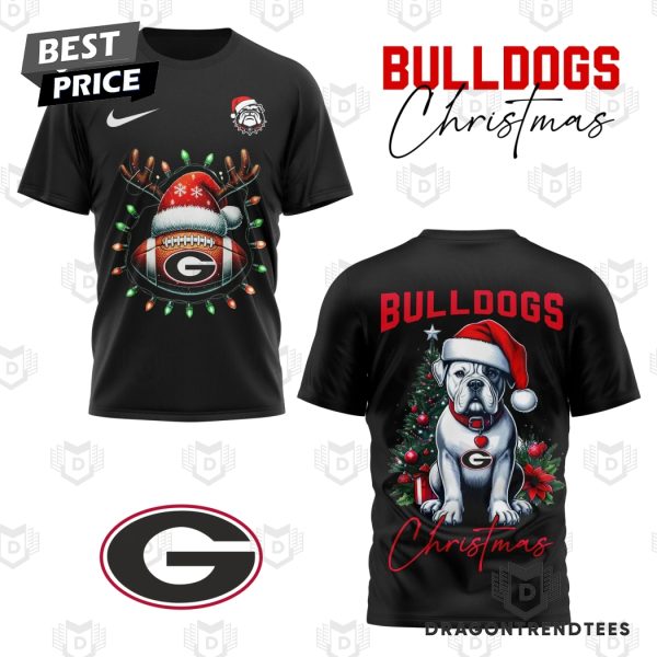 Georgia Bulldogs Merry Christmas 3D T-Shirt