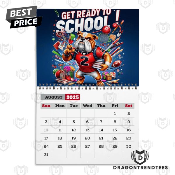 Georgia Bulldogs New Year 2025 Calendar