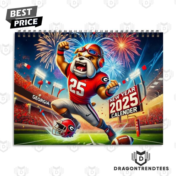 Georgia Bulldogs New Year 2025 Calendar