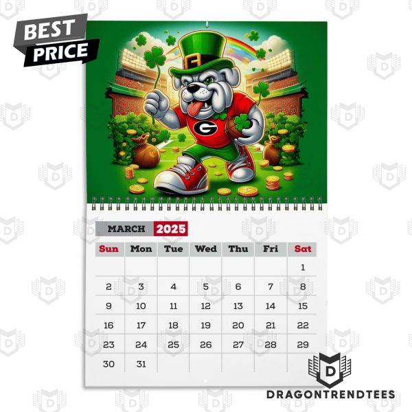 Georgia Bulldogs New Year 2025 Calendar