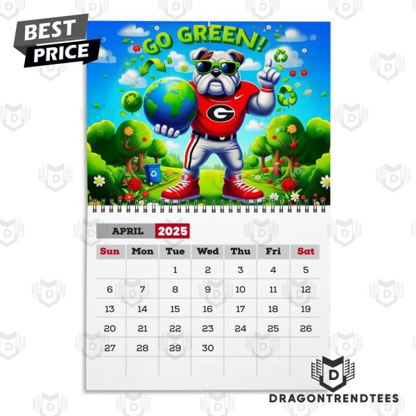 Georgia Bulldogs New Year 2025 Calendar