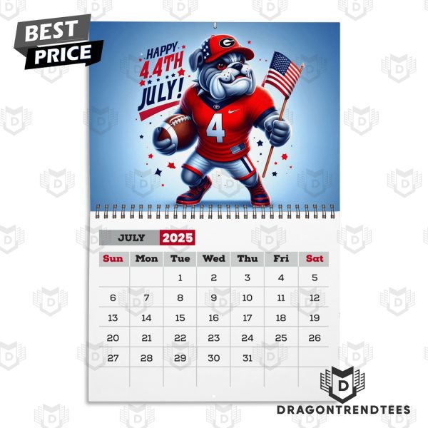 Georgia Bulldogs New Year 2025 Calendar