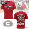 Georgia Bulldogs Thankful For The Bulldogs 3D T-Shirt – Black