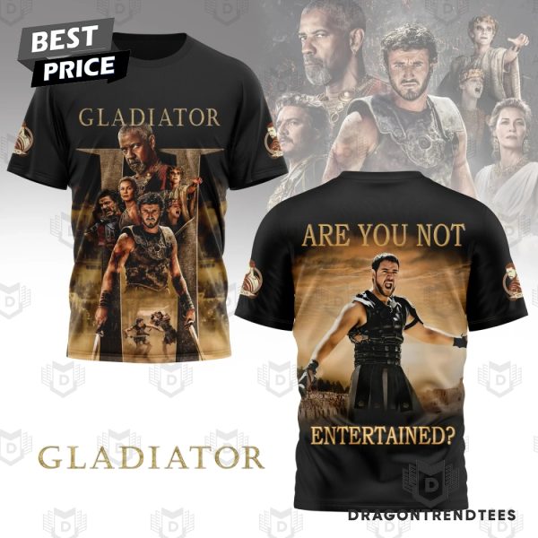 Gladiator –  Are You Not Entertained 3D T-Shirt