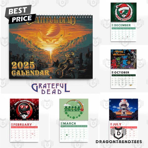 Grateful Dead Happy 2025 Calendar