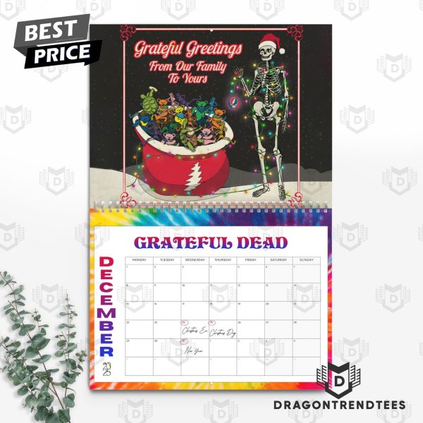 Grateful Dead New Year 2024 Calendar