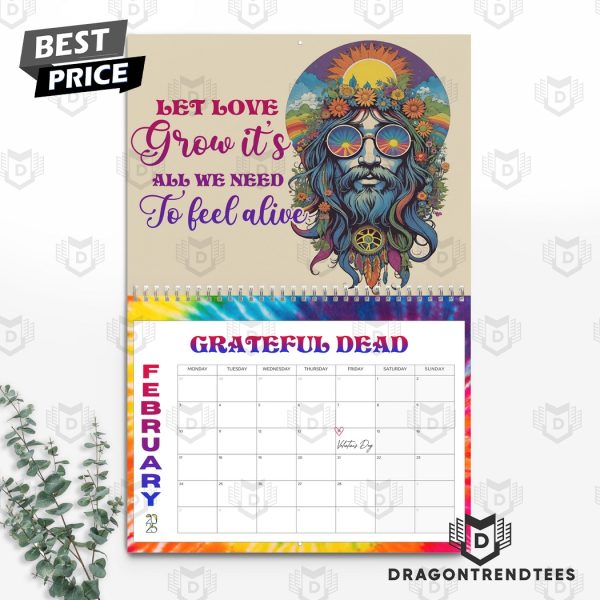 Grateful Dead New Year 2024 Calendar