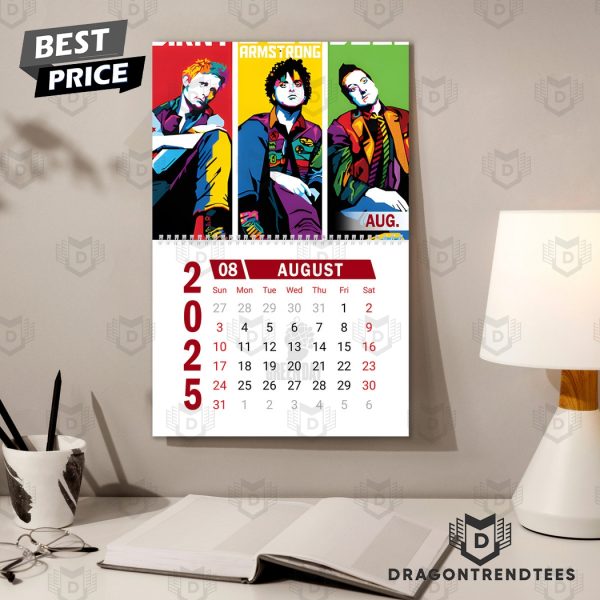 Green Day Happy 2025 Calendar