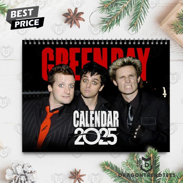 Green Day Happy 2025 Calendar