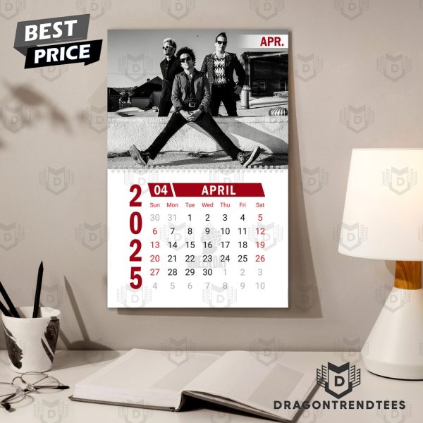 Green Day Happy 2025 Calendar