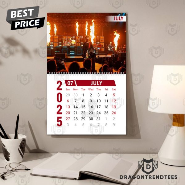 Green Day Happy 2025 Calendar