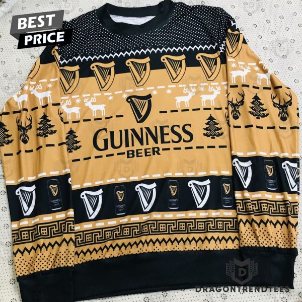 Guinness Design Ugly Christmas Sweater