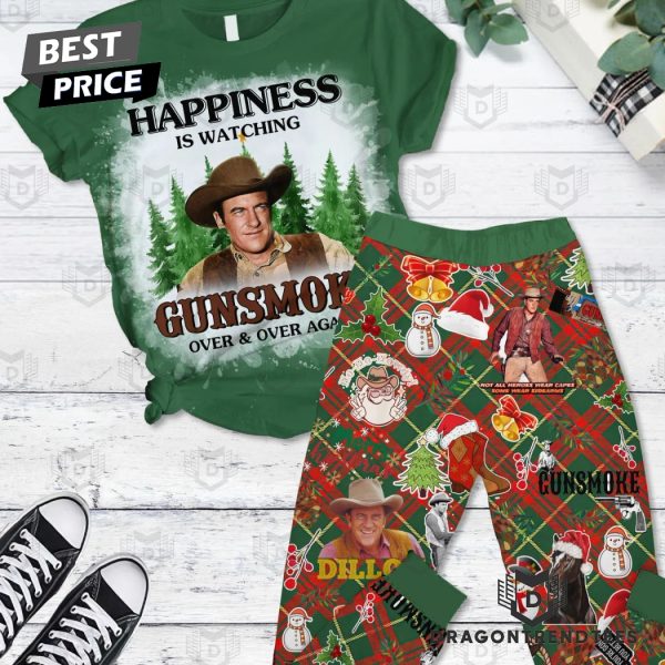 Happiness Is Watching Gunsmoke Over & Over Again Pajamas Set