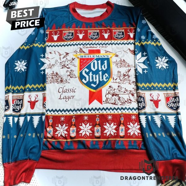 Heilemans Old Style Beer Christmas Sweater