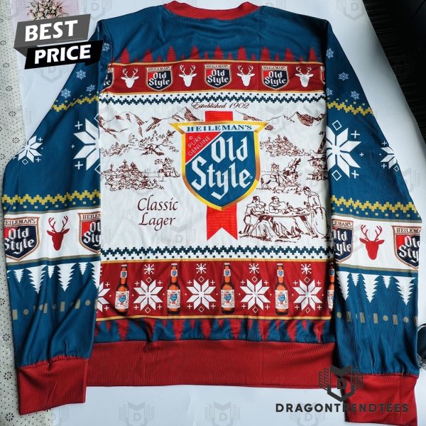 Heilemans Old Style Beer Christmas Sweater