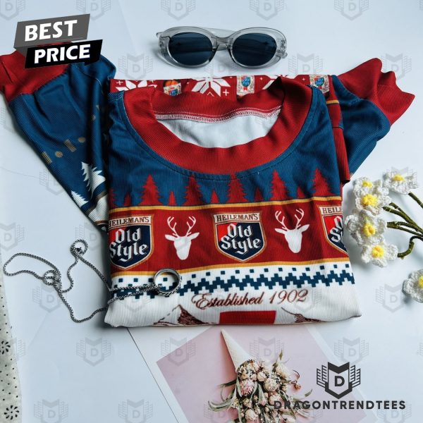 Heilemans Old Style Beer Christmas Sweater