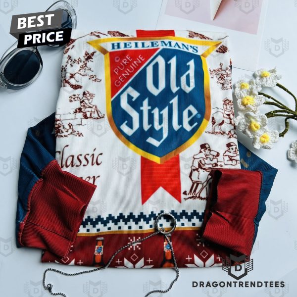 Heilemans Old Style Beer Christmas Sweater