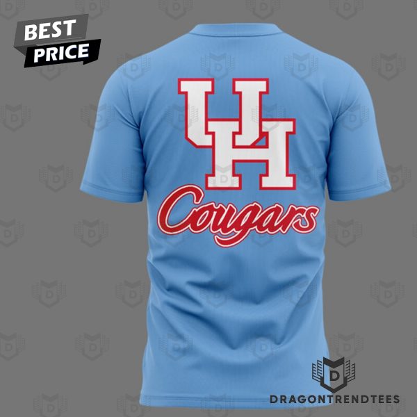 Houston Cougars Football Logo 3D T-Shirt