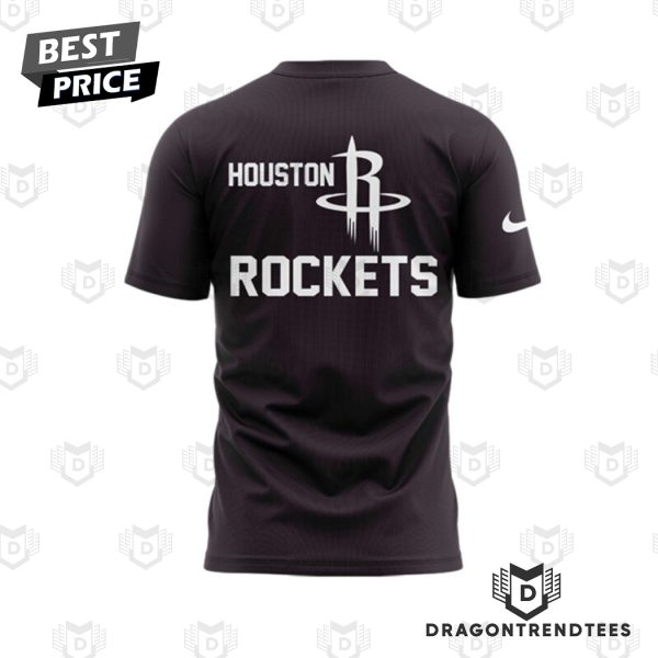 Houston Rockets Basketball 3D T-Shirt – Black