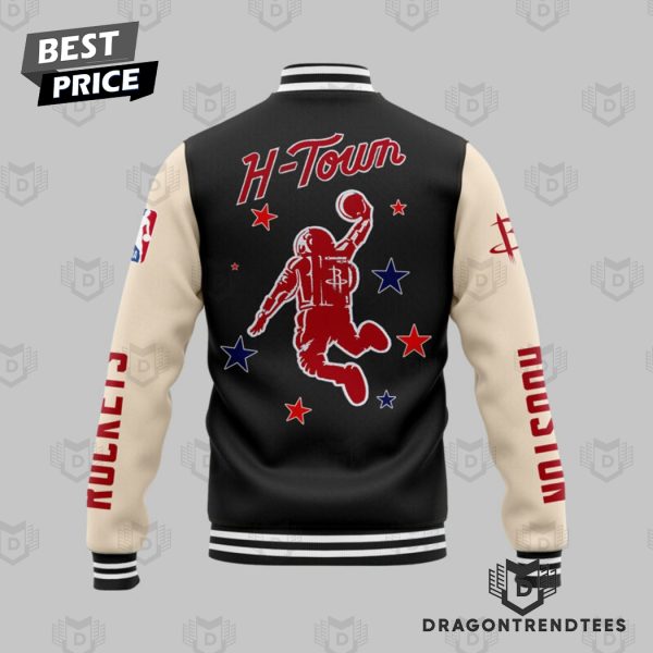 Houston Rockets Basketball H-Town Baseball Jacket