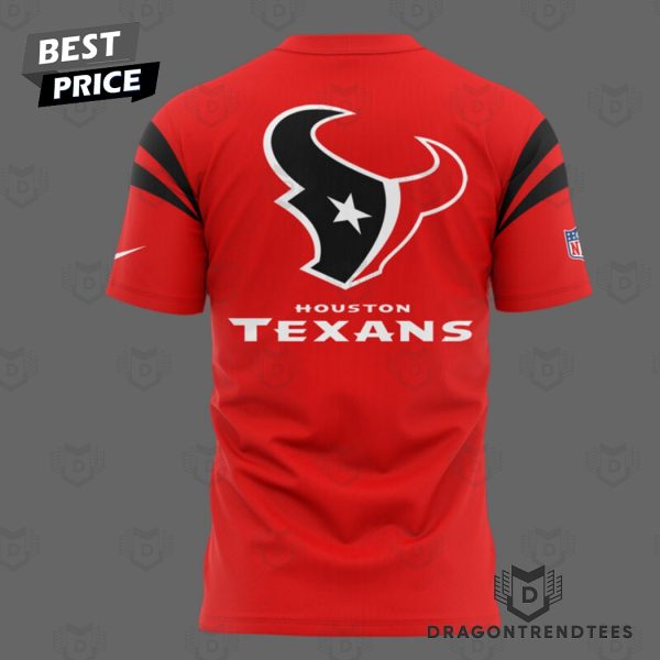 Houston Texans Football Battle Red 2024 3D T-Shirt