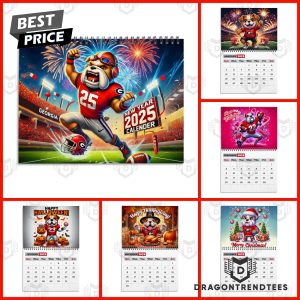 Georgia Bulldogs New Year 2025 Calendar