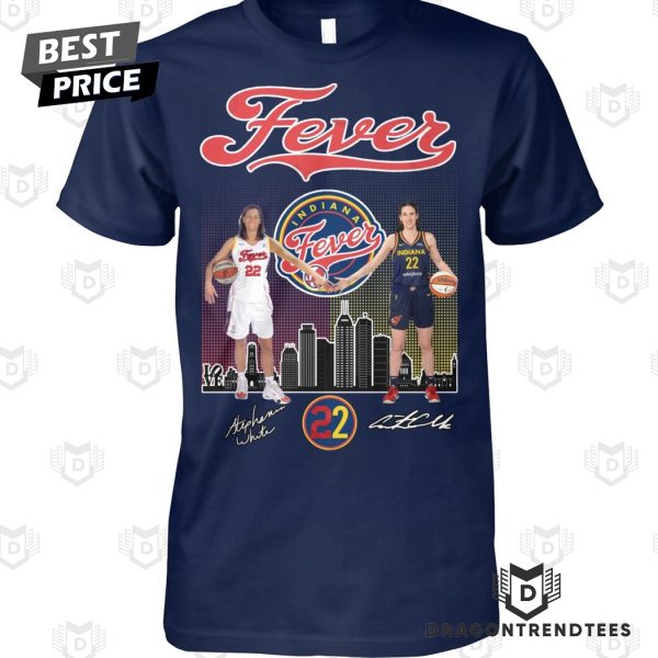 Indiana Fever Stephanie White x Caitlin Clark Signature Unisex T-Shirt