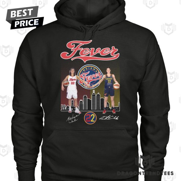 Indiana Fever Stephanie White x Caitlin Clark Signature Unisex T-Shirt