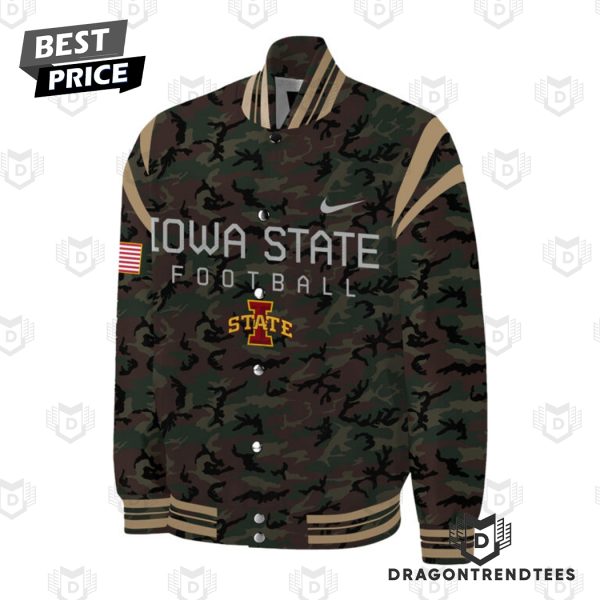 Iowa State Cyclones 2024 Military Appreciation Baseball Jacket