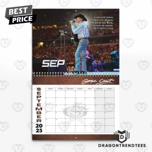 George Strait Siganture 2025 Calendar